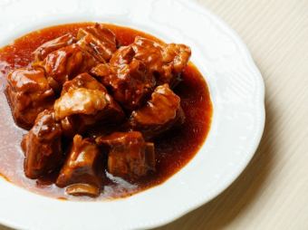 Spare ribs with sweet and sour sauce
