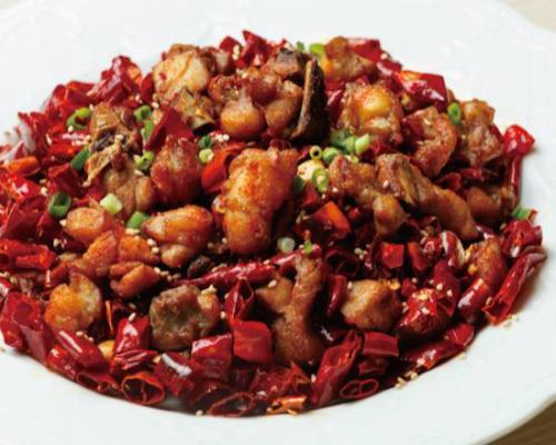 Chongqing specialty, Geleshan Laziji chicken, whole alfalfa
