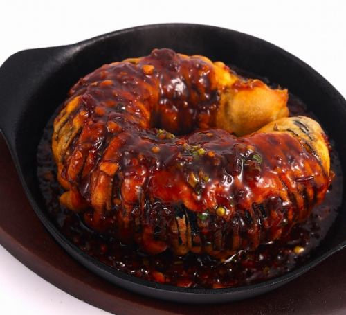 魚香茄子龍/豪快、まるごと揚げ茄子の甘辛ソース