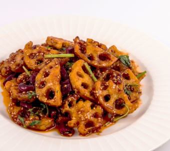 鮮椒藕片/レンコンの冷菜、シビ辛風味