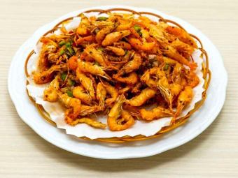 川味脆炸小河蝦/川海老四川風カリカリ揚げ