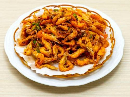 川味脆炸小河蝦/川海老四川風カリカリ揚げ