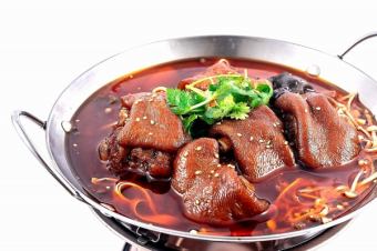 香辣虎皮蹄花/豚足の香辣煮込み