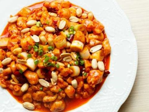 宮保鶏丁/鶏ピーナッツ甘辛炒め