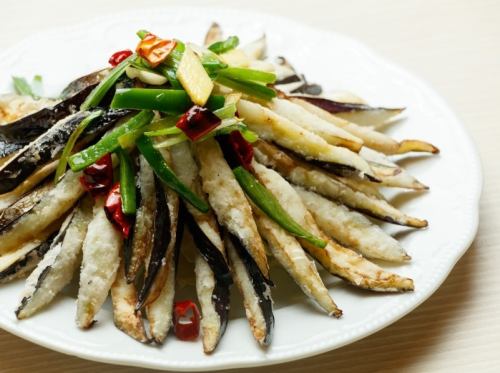 風味茄条/サクサク、ナスの香り揚げ