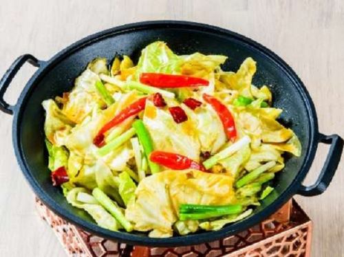 干鍋包菜/キャベツの唐辛子炒め煮