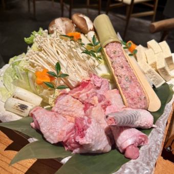 ≪名古屋コーチン水炊きコース≫全8品6,600円(税込)