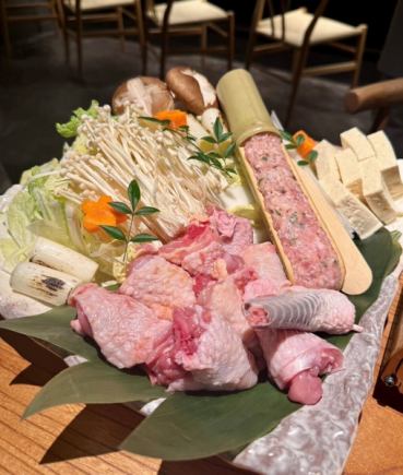 ≪名古屋コーチン水炊きコース≫全8品6,600円(税込)