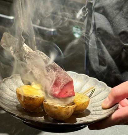 【野菜含む串物7種】≪翠コース≫全11品4,400円(税込)