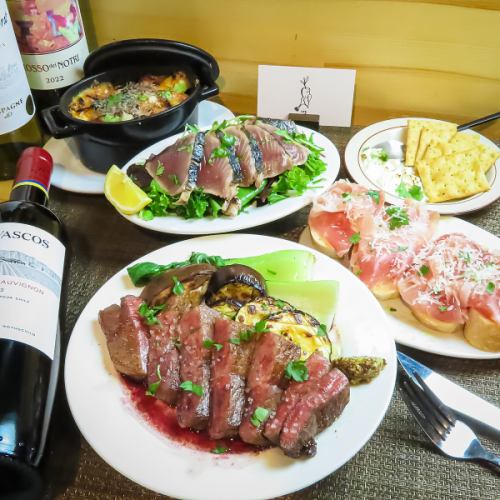 料理を引き立てる、多彩な味わいで楽しむひととき