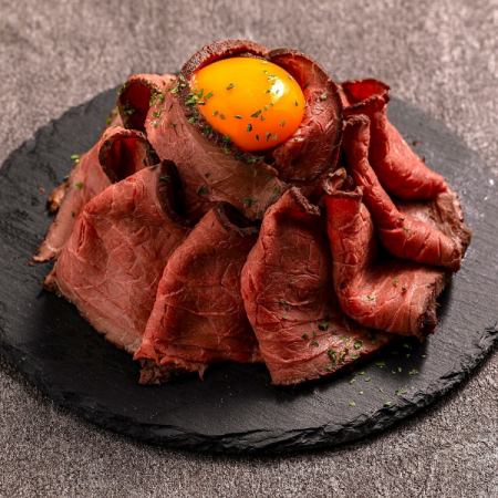 ローストビーフタワー　～ウニソースがけ～