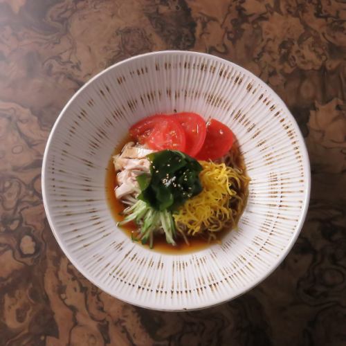冷やし中華風そうめん(醤油だれ)