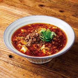 肉そぼろ卵とじそば