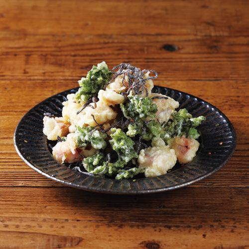 イカゲソあおさ海苔天