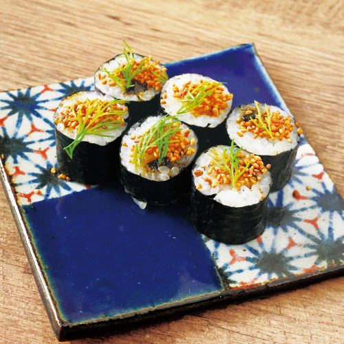 ブリと佃煮海苔巻き