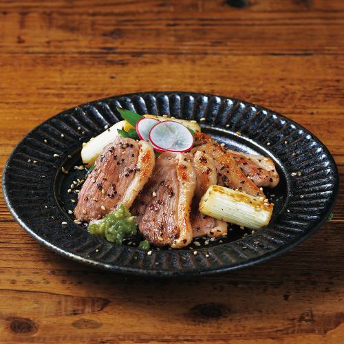 合鴨の黒胡椒焼き