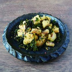 イカゲソあおさ海苔天