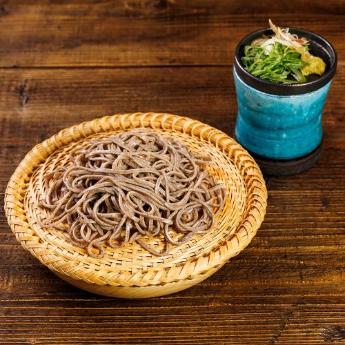 Finishing dish: 100% buckwheat soba noodles