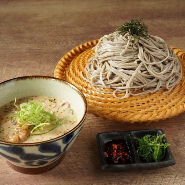 鴨の刻み入りごま味噌つけ蕎麦