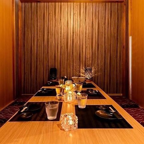 Private rooms guaranteed ◎ Our restaurant offers completely private rooms, so you can relax and unwind in the space.Please stretch your legs and relax while enjoying your meal.Courses are available from 3,000 yen.