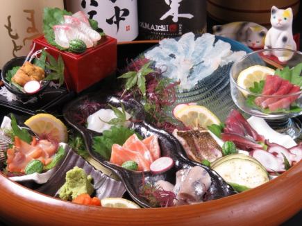 Uminekoya Enjoyment Course◆4,400 yen◆2 hours of all-you-can-drink included◆Lots of popular dishes! [No hot pot]