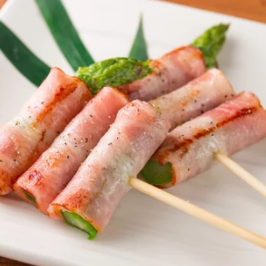 アスパラベーコン串※写真はイメージです。