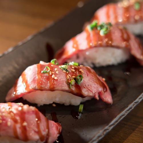 ローストビーフ4貫肉寿司