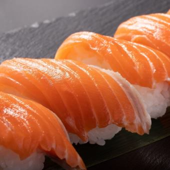 サーモン4貫握り寿司