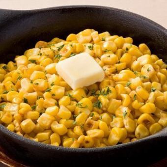 コーンのバターしょうゆ炒め