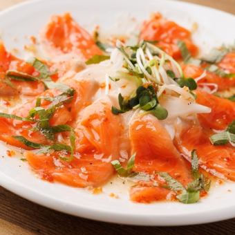 サーモンのカルパッチョ