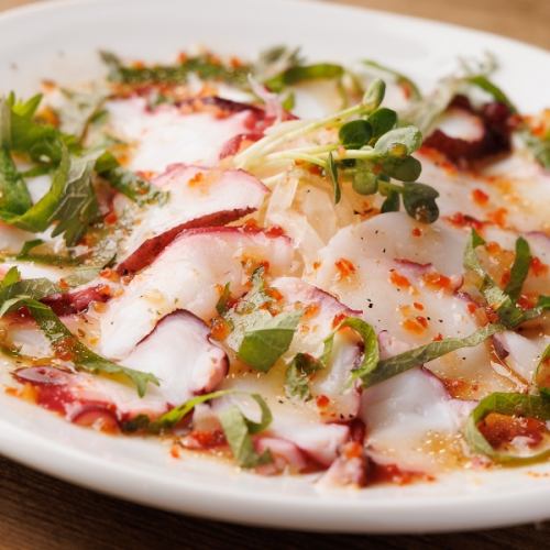 タコのカルパッチョ