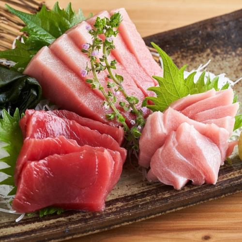 まぐろ3点盛り合わせ