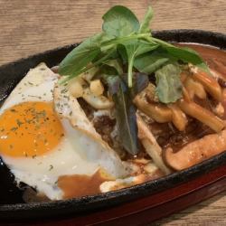 おいしいハンバーグステーキ