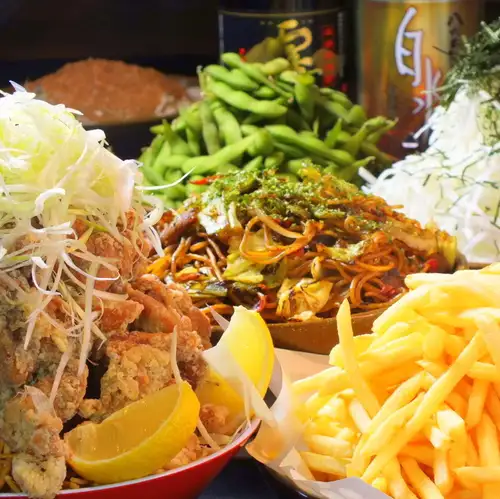 【本店限定！！】高级超大份轻食套餐：4道菜，120分钟无限畅饮，仅需2800日元（含税）