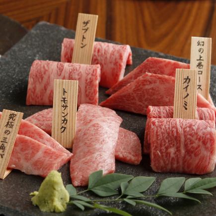 【極上佐賀牛】究極の部位コース《A5ランク》（お料理9品　お肉8種）