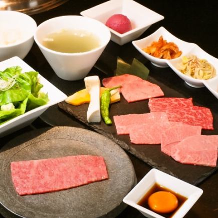 90分間飲み放題付き！極上霜降り肉のすき焼きを含んだ全7皿ランチコース　5300円