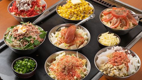 No worries even for small groups◎ Half sizes of each menu are also available!