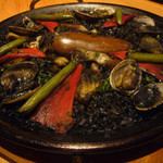 Limited! Squid ink and liver paella