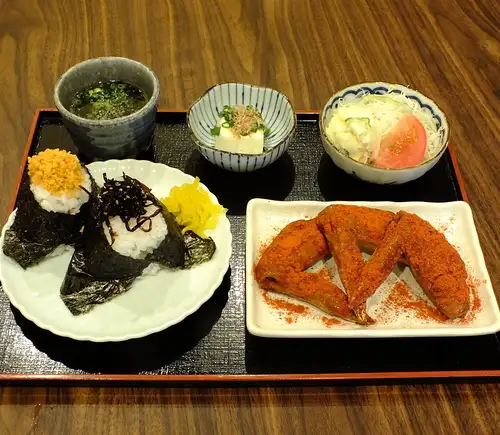手羽先定食