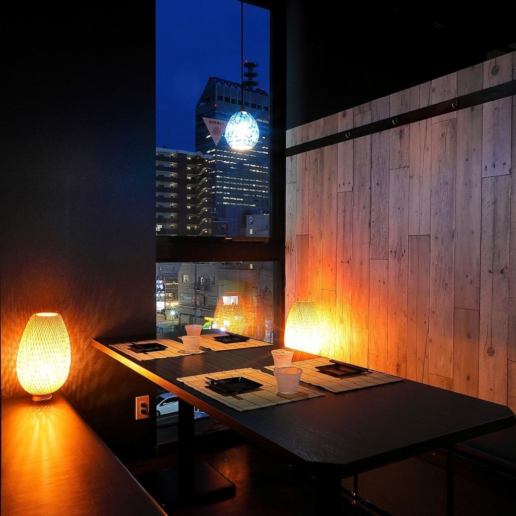 [2 minutes from Sendai Station] Japanese modern private room for 2 people ~ 2 hours all-you-can-drink course from 3,500 yen