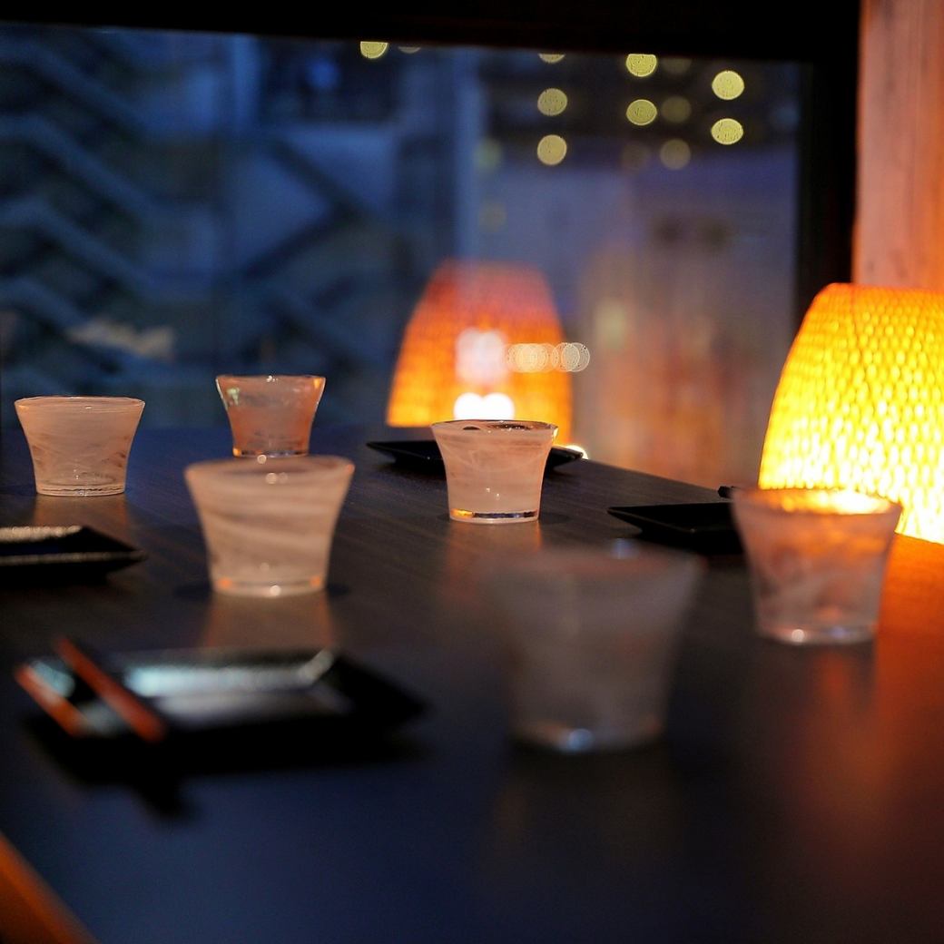 [2 minutes from Sendai Station] Japanese modern private room for 2 people ~ ♪ All-you-can-drink course 3000 yen ~