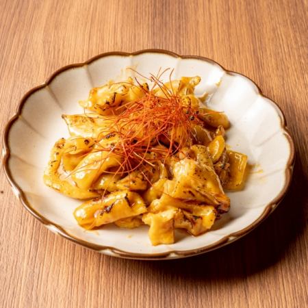 鶏皮たれ焼き