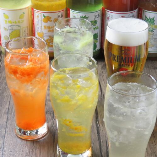 We also offer a wide variety of alcoholic beverages.