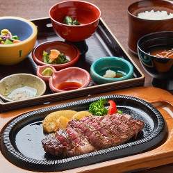 【米沢牛膳】極上の柔らかさを♪ヒレカットステーキ(100g)を堪能/贅沢御膳全6品7,150円(税込)!