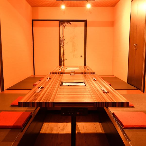 [Complete all seats private room] The table which is one of the selling of Jorunoya is all seats private room ♪ Some seats can be used for up to 14 people, so it can be used at various banquets ♪