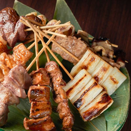 1 skewer of grilled yakitori (salt or sauce)