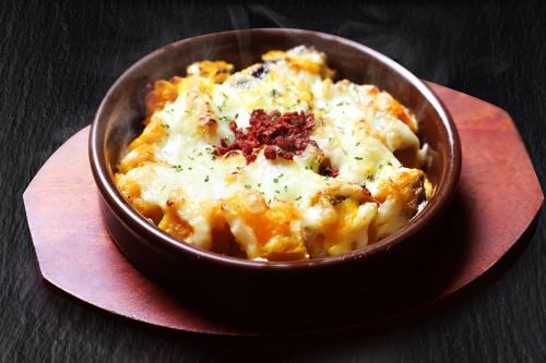 Pumpkin and cheese bake