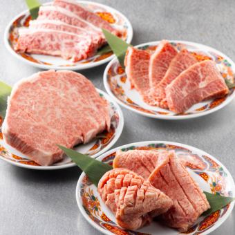 最受欢迎！肉寿司、雪花牛肉、厚片牛舌！【特价】120分钟吃到饱的烤肉130种含税5300日元！