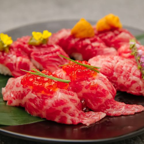 Very popular ☆ Black Wagyu beef sushi