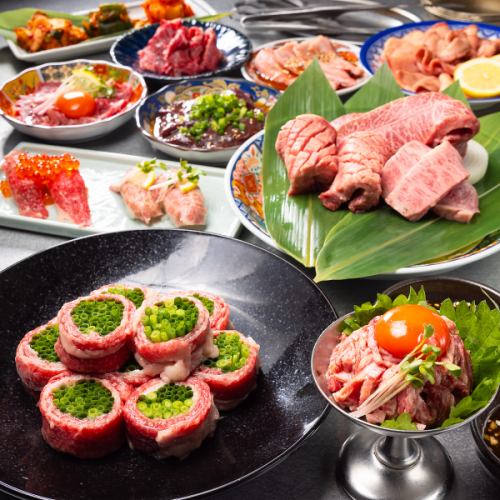 人気No1！肉寿司、霜降り牛、厚切りタンも！《スペシャル》120分焼肉食べ放題130品 税込5300円